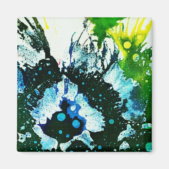 Polykromoptisk #2C av Michael Moffa Magnet (Framsidan)