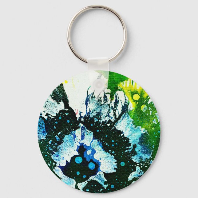 Polykromoptisk #2C av Michael Moffa Nyckelring (Framsida)