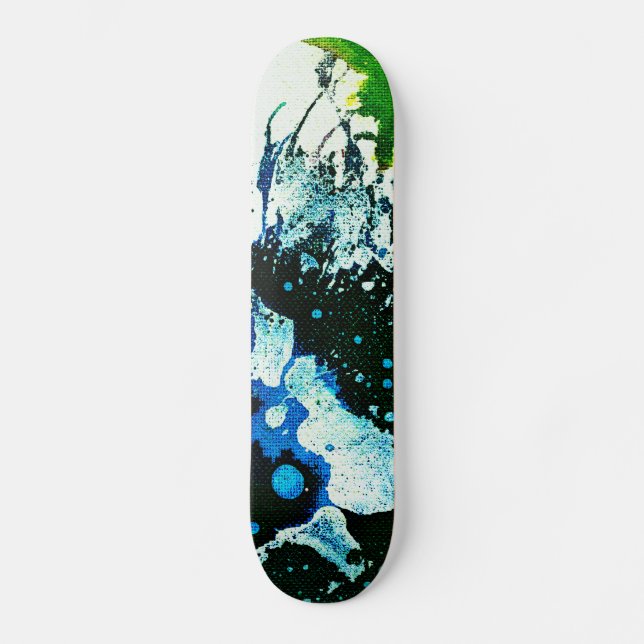 Polykromoptisk #2C av Michael Moffa Skateboard Bräda 19,5 Cm (Framsida)