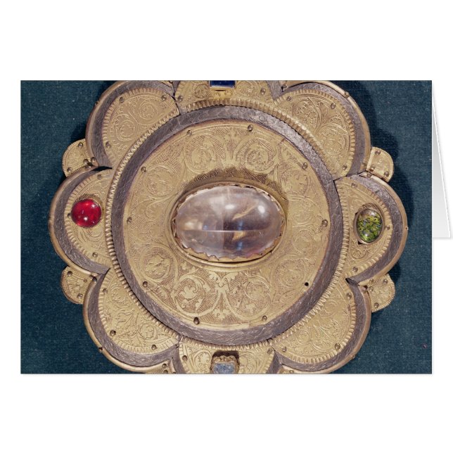 Polylobed reliquary, 13th århundrade hälsningskort (Framsidan Horizontal)