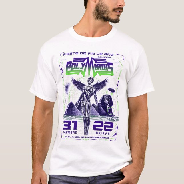 Polymarchs High Energy Retro 80-tal. T Shirt (Framsida)