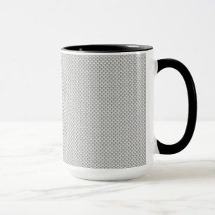 Polymer för svart- och grå färgkolfiber mugg