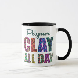 Polymerlera hela dagen mugg