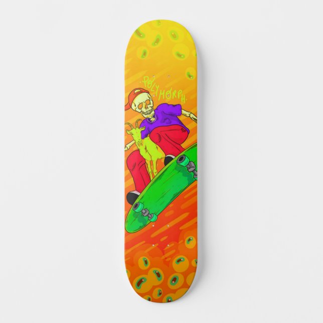 Polymorph Skeleton & Friends Skateboard (Framsida)