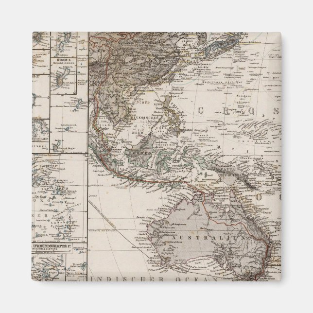 Polynesia Karta Magnet (Framsidan)