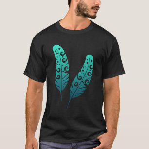 Polynesia Maori Feather Tribal Tattoo New Zealand T Shirt
