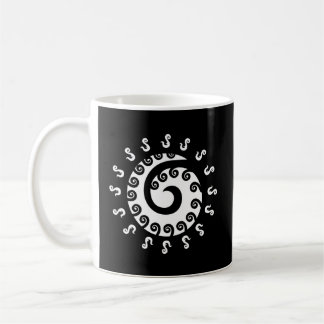 Polynesia Maori Tatto Koru Sprial Peace Tur New Kaffemugg