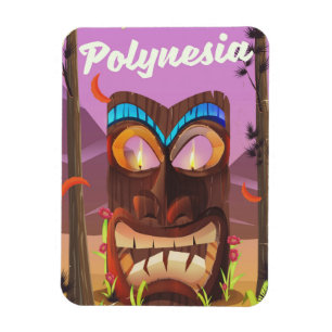 Polynesia Tiki-mask Magnet