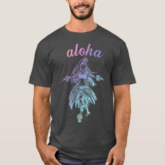 Polynesian Aloha Tribal Hula Dancer Shirt Hawaiia T Shirt