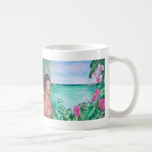 Polynesian i paradis kaffemugg