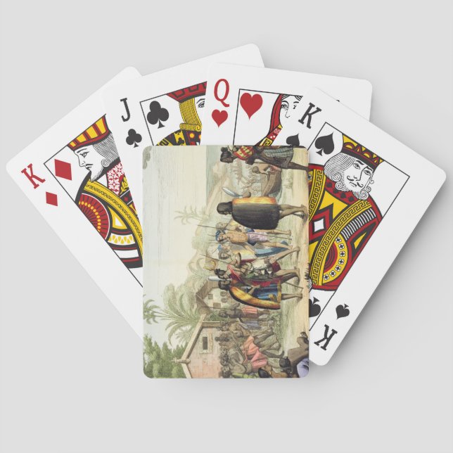 Polynesian infödinghälsning- och gnuggbildnäsor casinokort (Baksidan)