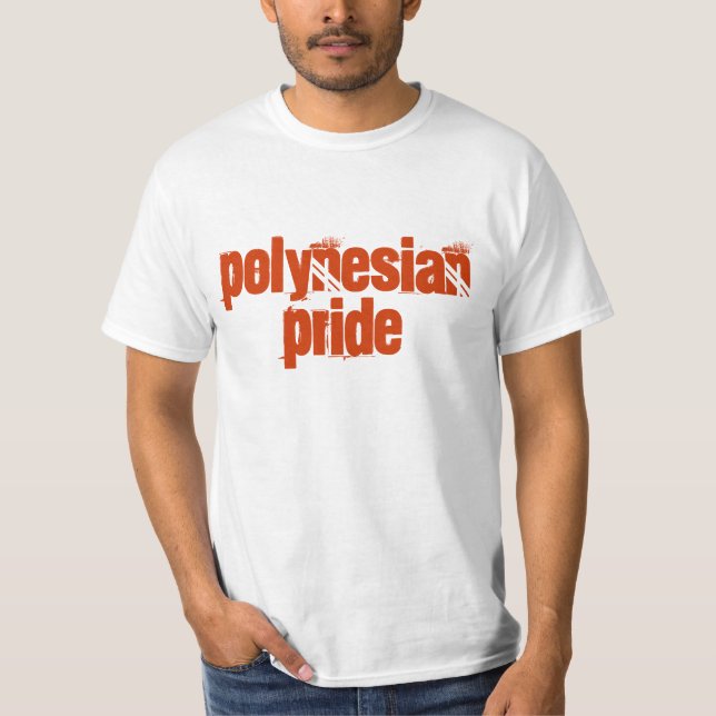 Polynesian skjorta för pride T Tee (Framsida)