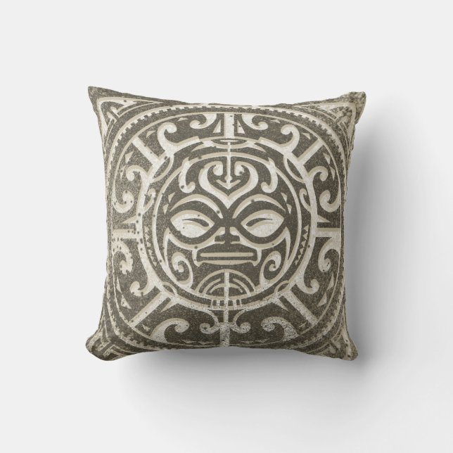 Polynesian stam- ansiktebrunt kudde (Framsida)