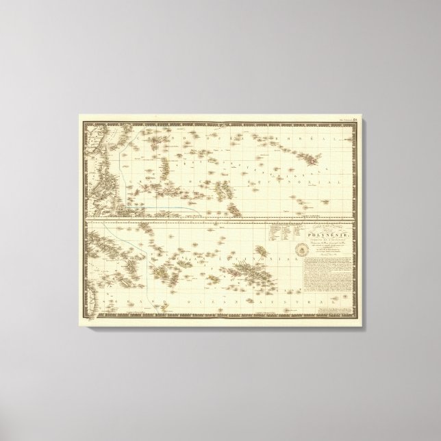 Polynesien 2 canvastryck (Framsida)