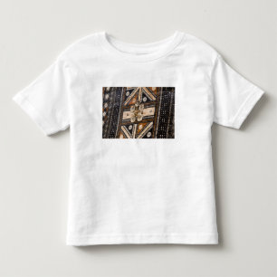 Polynesien, Konungariket Tonga. Detalj av tapa Tee Shirt