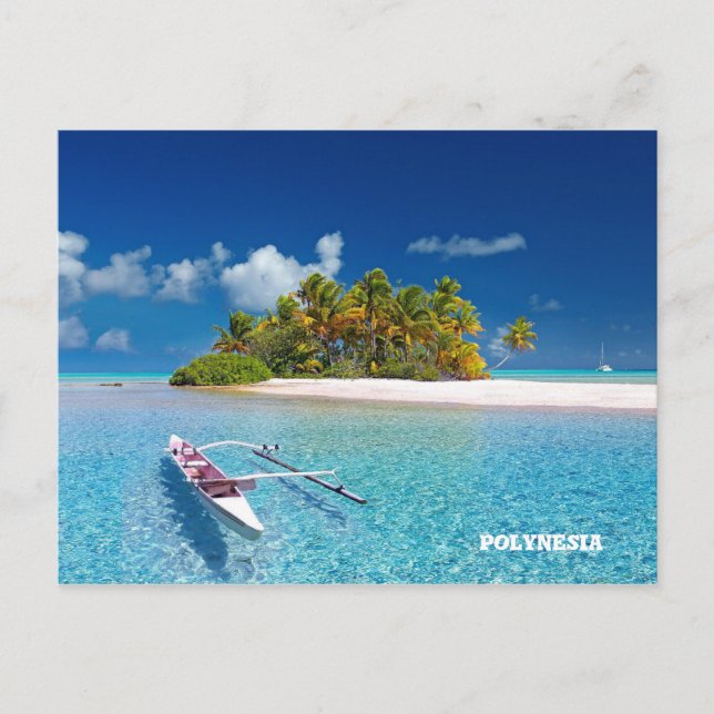 Polynesien Vykort (Framsida)