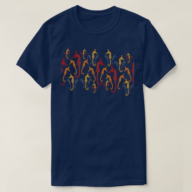 Polynesisk australisk aboriginfärg mönster t shirt (Design framsida)