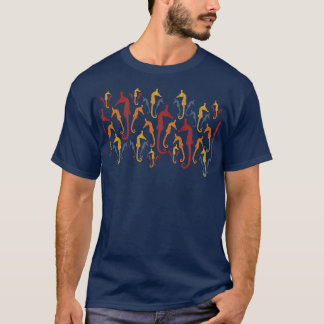 Polynesisk australisk aboriginfärg mönster t shirt