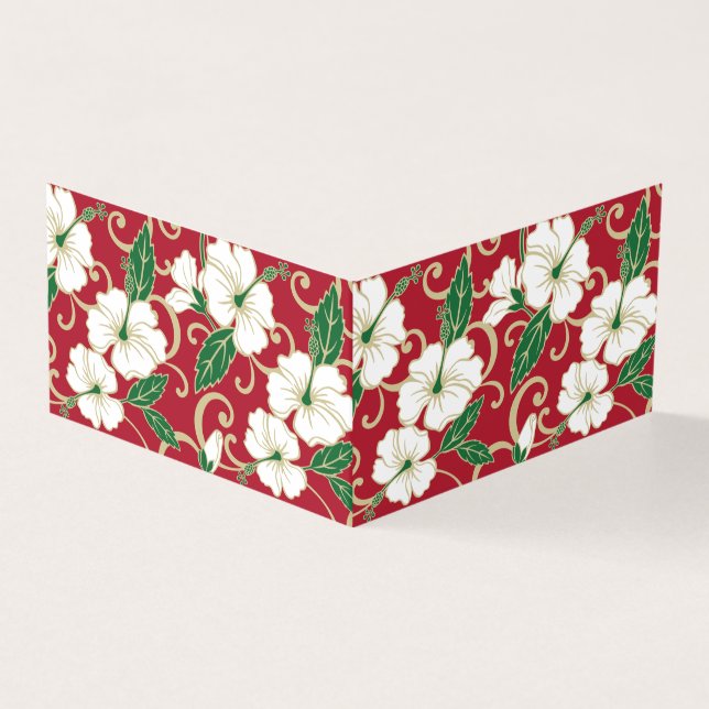 Polynesisk drömmönster till jul kort (Utsida)