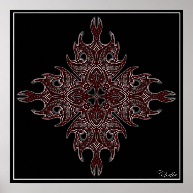 Polynesisk stjärna poster (Framsidan)