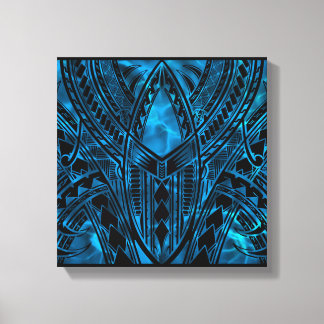 Polynesisk utformning av Mönster Canvastryck