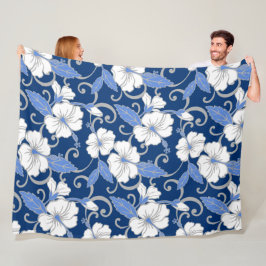 POLYNESISKA DREAM (BLUE) FLEECEFILT