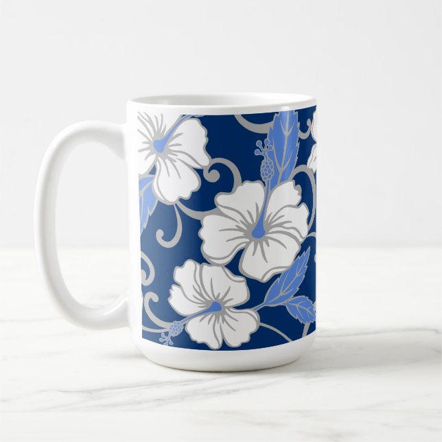 POLYNESISKA DREAM (BLUE) KAFFEMUGG (Vänster)