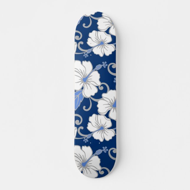 POLYNESISKA DREAM (BLUE) MINI SKATEBOARD BRÄDA 18,5 CM (Framsida)