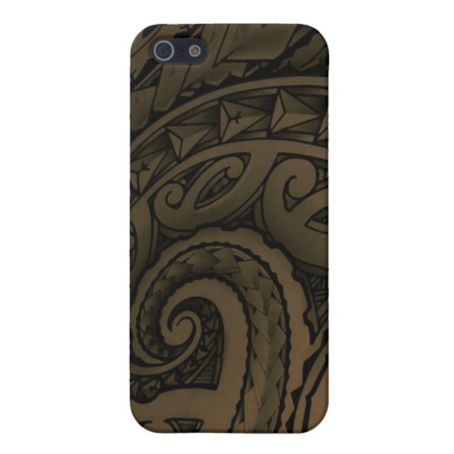 Polynesiska Iphone case iPhone 5 Cover (Baksidan)