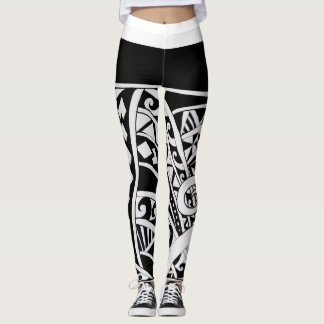 Polynesiska stambaljväxter leggings