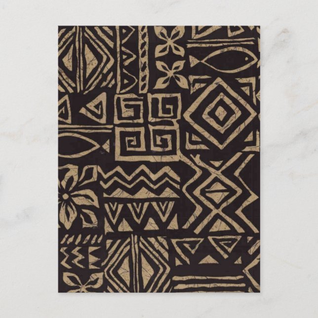 Polynesiskt vykort (Framsida)