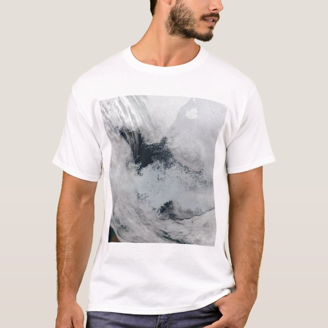 Polynya (öppet vatten) i Beaufort Sea T-shirt (Framsida)