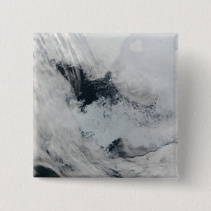 Polynya (öppna vatten), i det Beaufort havet Knapp