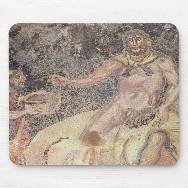 Polyphemus cyclopsna, romersk mosaik musmatta (Framsidan)