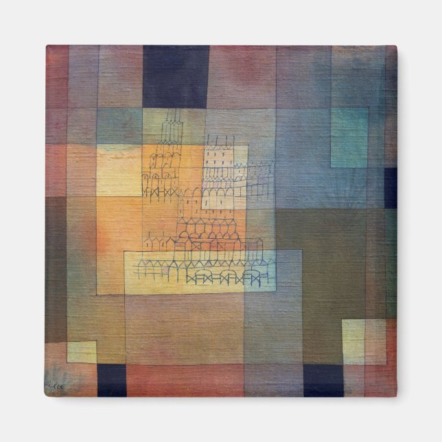 Polyphonic Architecture (1930), målning Paul Klee Magnet (Framsidan)