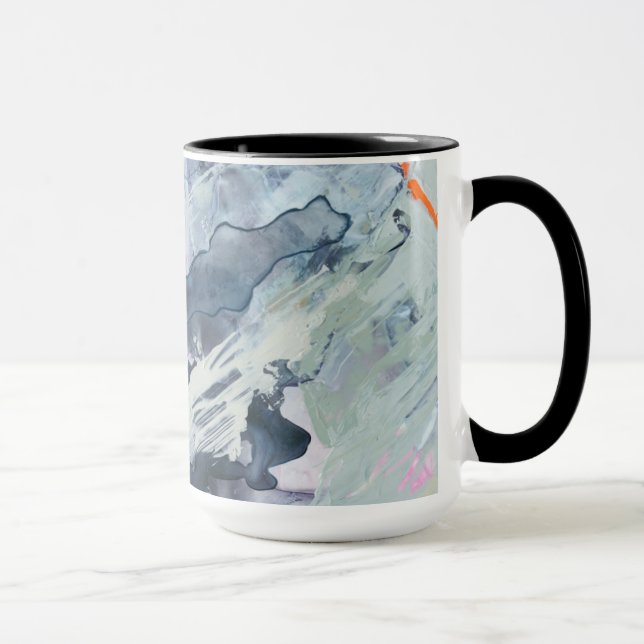 Polyphoniska havet - blå mugg (Höger)