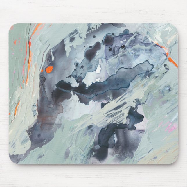 Polyphoniska havet - blå musmatta (Framsidan)