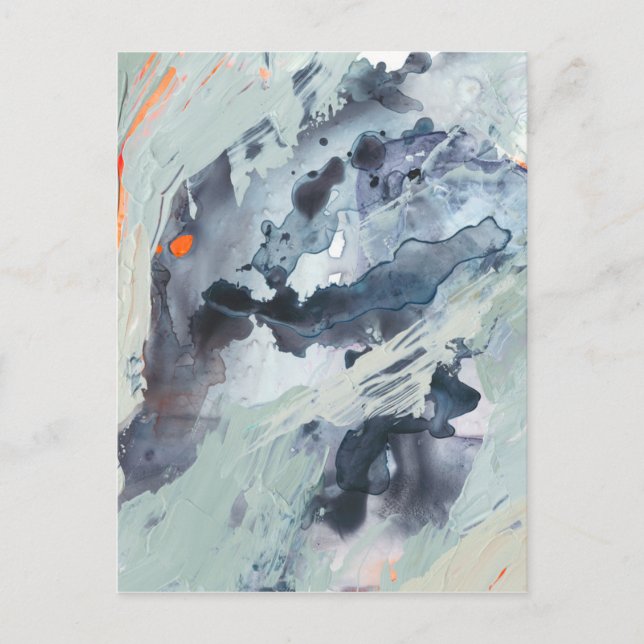 Polyphoniska havet - blå vykort (Framsida)