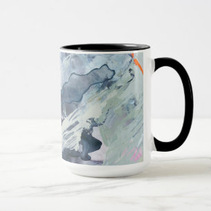 Polyponiska havet - blått mugg