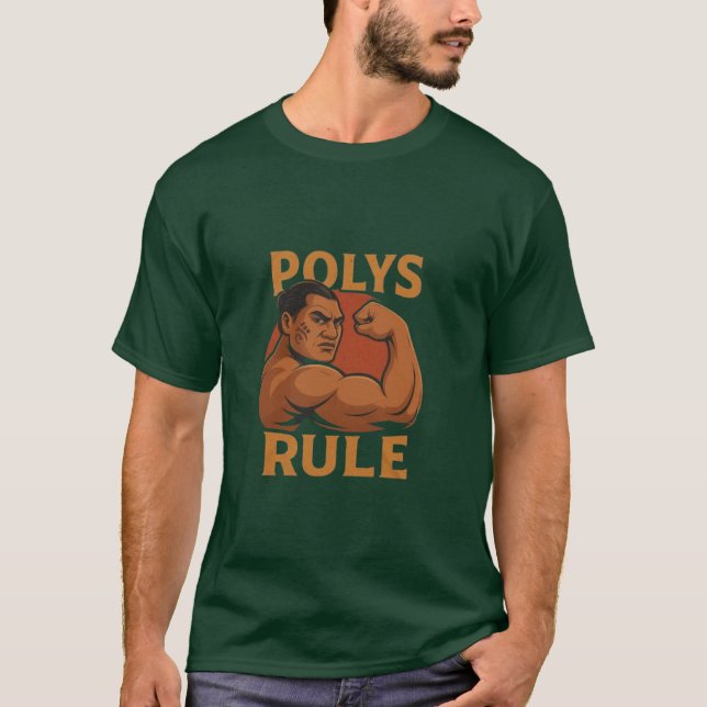 Polys Rule™ LDS Manar, Färg, Stilar T Shirt (Framsida)