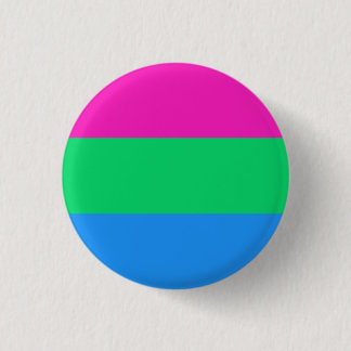 Polysexual Flagga Badge Knapp