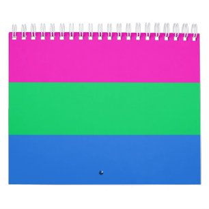 Polysexual Pride Flagga Kalender