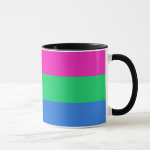 Polysexual Pride Flagga Mugg