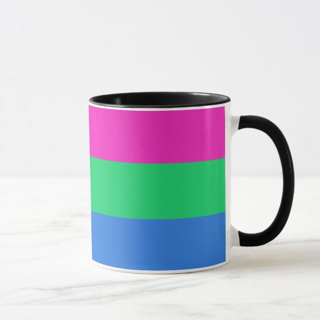 Polysexual Pride Flagga Mugg (Höger)