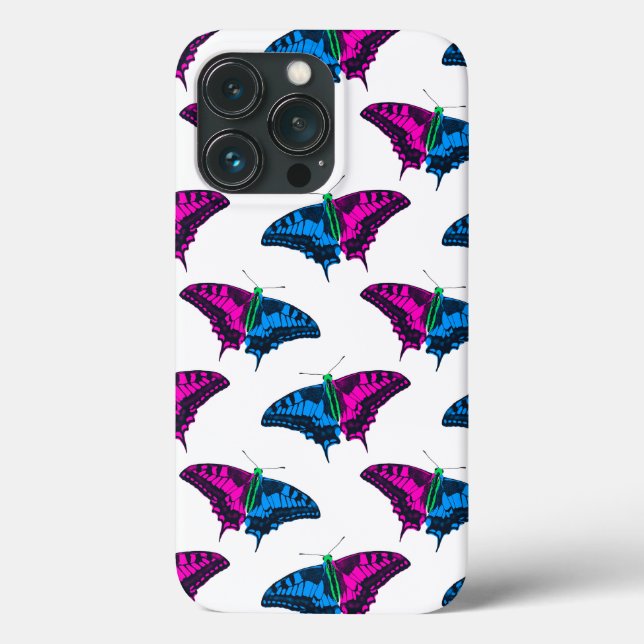 Polysexual Pride Flagga Swallowtail Butterfly (Baksida)