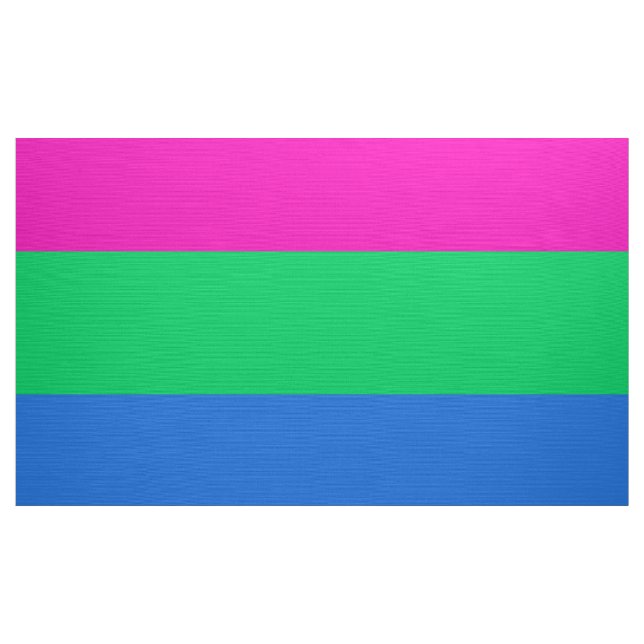 Polysexual Pride Flagga Tyg (Yard)