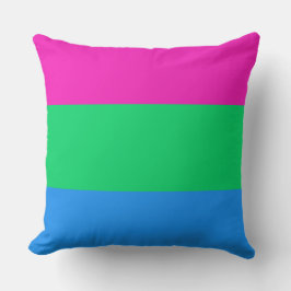 Polysexuell Flagga Kudde