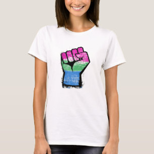Polysexuell protestnäve t shirt