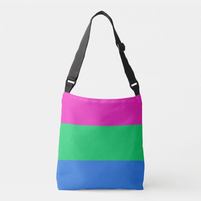 Polysexuell stolthetsflagga axelväska (Framsida)