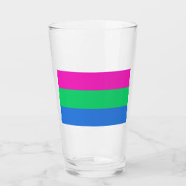 Polysexuell stolthetsflagga glaskopp